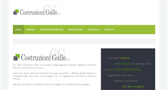 Desktop Screenshot of costruzionigallo.com